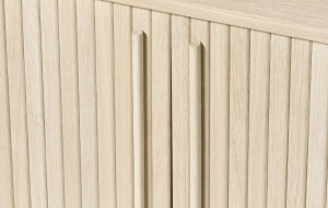 Bufet META, Bej, 45x76x140 cm - Img 3