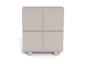 Cabinet Magee, Gri, 120x100x40 cm - Img 3