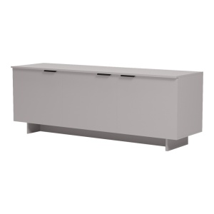 Comoda TV, Beldon, Gri, 150x42x55 cm - Img 5