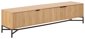 Comoda TV Jaipur, Natural, 45x176.4x40 cm - Img 2