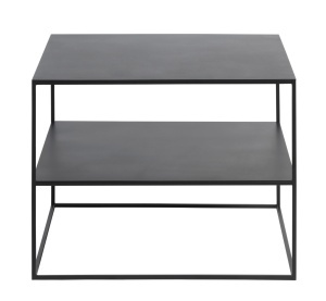 Consola PEBBLE, Negru, 65x50x65 cm - Img 2