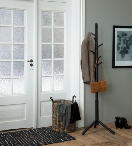 Cuier Bremen, Negru, 176x51x45 cm