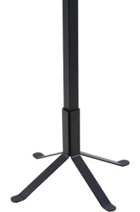 Cuier Vinson, Negru, 181x50x50 cm - Img 4