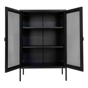 Dulap Cabinet, Negru , 40x80x120 cm