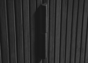Dulap CAVO, Negru, 40x113x90 cm - Img 2
