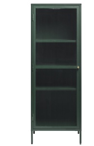 Dulap cu vitrina BRONCO, Verde, 40x160x58 cm - Img 3