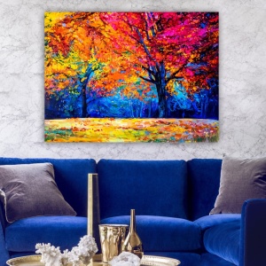 Festmény 292880360, Multicolor, 70x100 cm