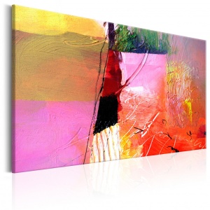 Festmény, Green abstract, 200x100 cm
