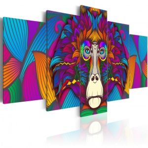 Festmény Hypnosis of Colours, 100x50 cm