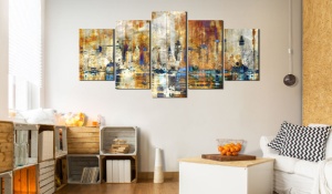 Festmény Memory of the City, 100x50 cm - Img 2