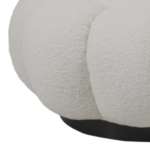 Fotel puff Nester, Pako World, fehér, 60x31 cm - Img 3