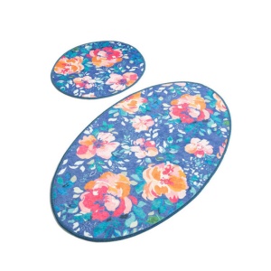 Fürdőszobai szőnyeg szett 2 db, Flowers