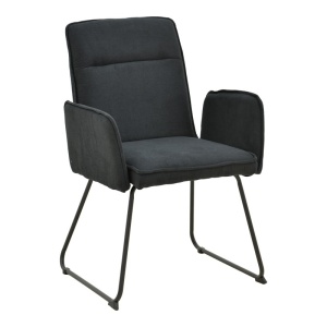Karfás szék, Essential, fekete, 55.5x59x89 cm