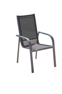 Kerti szék Lena, antracit, 66x98x59 cm