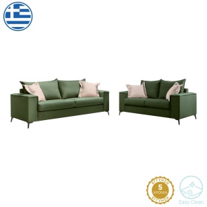 Kétszemélyes kanapé szett 2 db, Verona x2, Pako World, sötétzöld, 225x93x100 cm