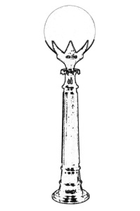 Kültéri állólámpa, 68209, fehér, 95x25 cm - Img 2