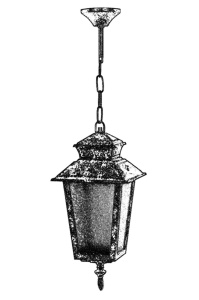 Kültéri csillár 68211, barna, 50x18 cm - Img 2