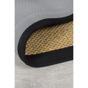 Kültéri futószőnyeg, szizál hatású, Flair Rugs, fekete, 60x230 cm - Img 4