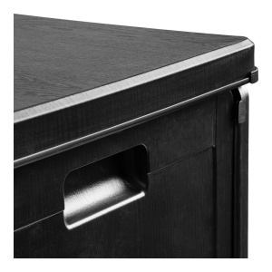 Lada depozitare pentru perne Sobra, Negru, 42.8x42.8x46.4 cm - Img 2