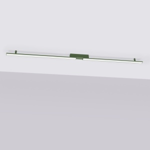 LED-es csillár, Lagom, 3000K, olívazöld, 181x4x7 cm - Img 2