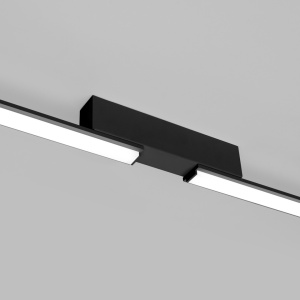 LED-es csillár, Lagom, 4000K, fekete, 181x4x7 cm - Img 6