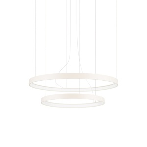 LED-es csillár, Rio 2, 3000K, bézs, 78x78x150 cm - Img 1