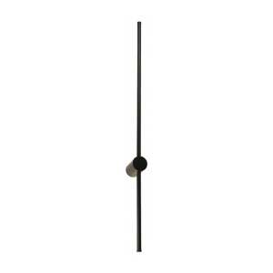 LED fali lámpa, Eftenbo, fekete, 8x8x80 cm