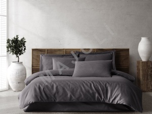 Lenjerie Modest Antrasit 6 Piese (Satin Deluxe)