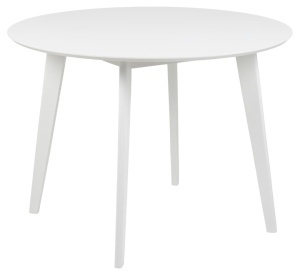 Masa dining Roxby, Alb, 76x105x105 cm - Img 3