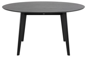 Masa dining Roxby, Negru, 76x140x140 cm - Img 7