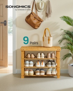 Pantofar Bambou, Natural, 70x28.7x52 cm - Img 2