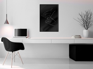 Poszter fekete kerettel, ""Joined Hands (Black)"", 40x60 cm - Img 2
