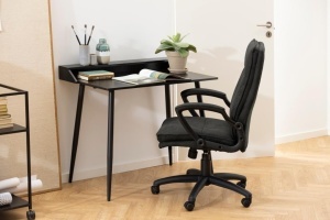 Scaun de birou Brad, Gri, 115x67x69.5 cm - Img 2