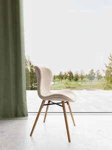 Scaun dining Batilda -A1 V2, Maro, 82.5x47x53 cm