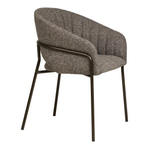 Scaun dining Costa, Gri inchis , 56x60x80 cm