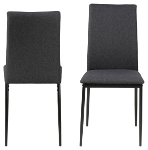 Scaun dining Demina V1, Gri, 92x43.5x53 cm - Img 6