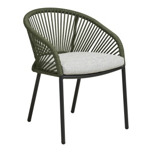 Scaun dining Novella, Gri, 63.5x57.5x77 cm - Img 5