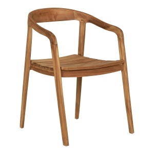 Scaun dining Otero, Natural, 55x54x76 cm - Img 5