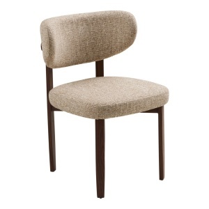 Scaun dining Recco, Maro deschis, 57x53x79 cm - Img 5