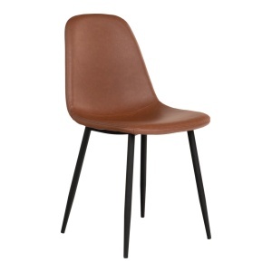 Scaun dining Stockholm, Maro, 54x44x88 cm, Vintage - Img 5