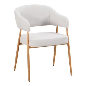 Scaun Filonda, Ivory/Natural, 47x58x79 cm