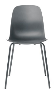 Scaun WHITBY, Gri, 50x84x50 cm - Img 2