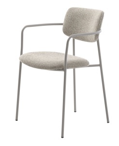Scaun ZAMA, Alb, 54x77x55 cm
