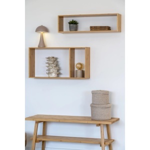 Set 2 piese Cosuri decorative Sebal, Bej, 18x18x14 cm - Img 3