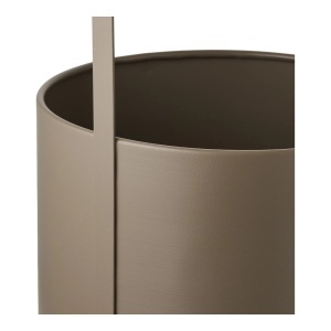 Set 2 piese Suporturi pentru ghivece, Maro, 24.5x24.5x38.5 cm