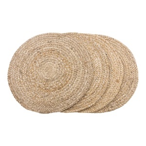 Set 4 piese Suporturi farfurie Bombay, Natural, 38x38x0.5 cm - Img 5