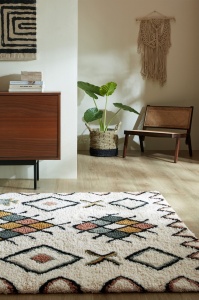 Szőnyeg, Flair Rugs, Maroc Midar Shaggy, többszínű, 200x290 cm - Img 5