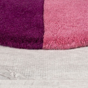 Szőnyeg, Flair Rugs Mia Textured Scallop, rózsaszín/lila, 160x230 cm - Img 3