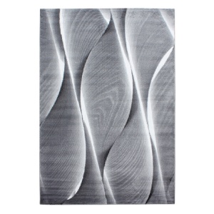 Szőnyeg, Parma, V6, fekete, 240x340 cm