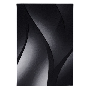 Szőnyeg, Plus Negru V6, fekete, 240 x 340 cm